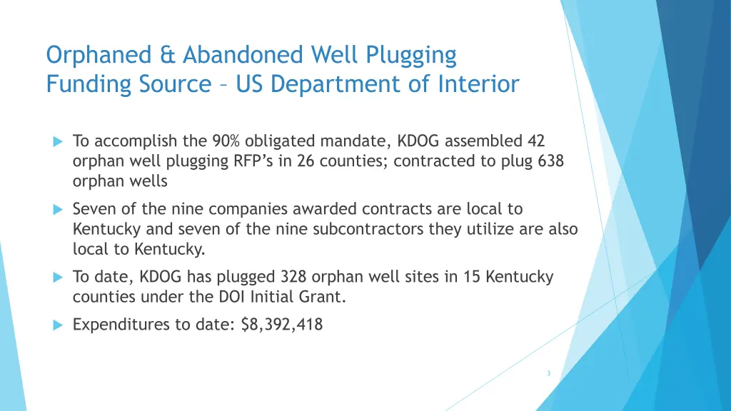 orphaned abandoned well plugging funding source 1