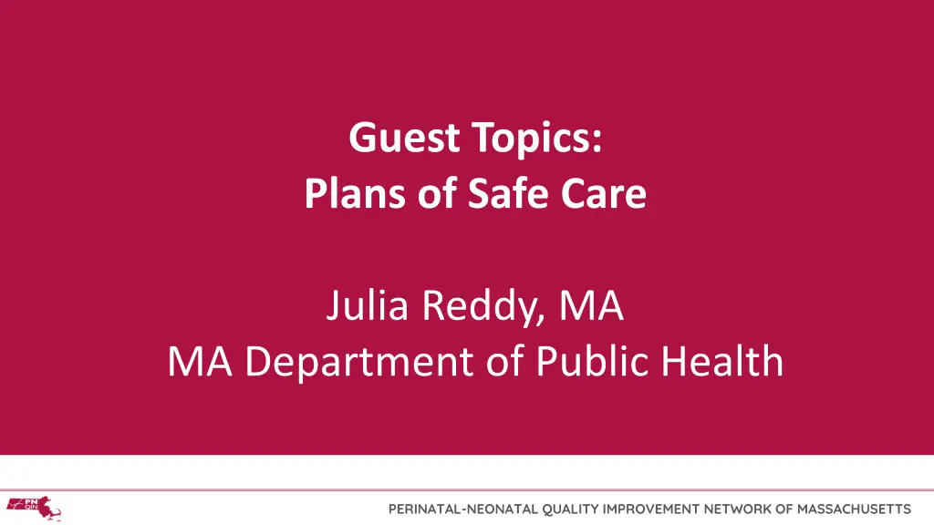 guest topics plans of safe care