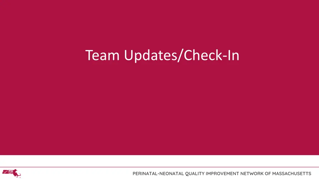 team updates check in