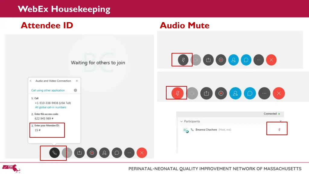 webex housekeeping