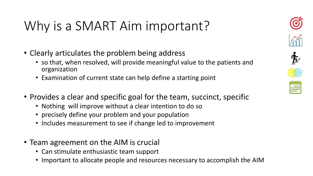 why is a smart aim important