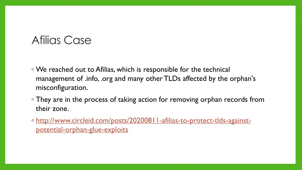 afilias case