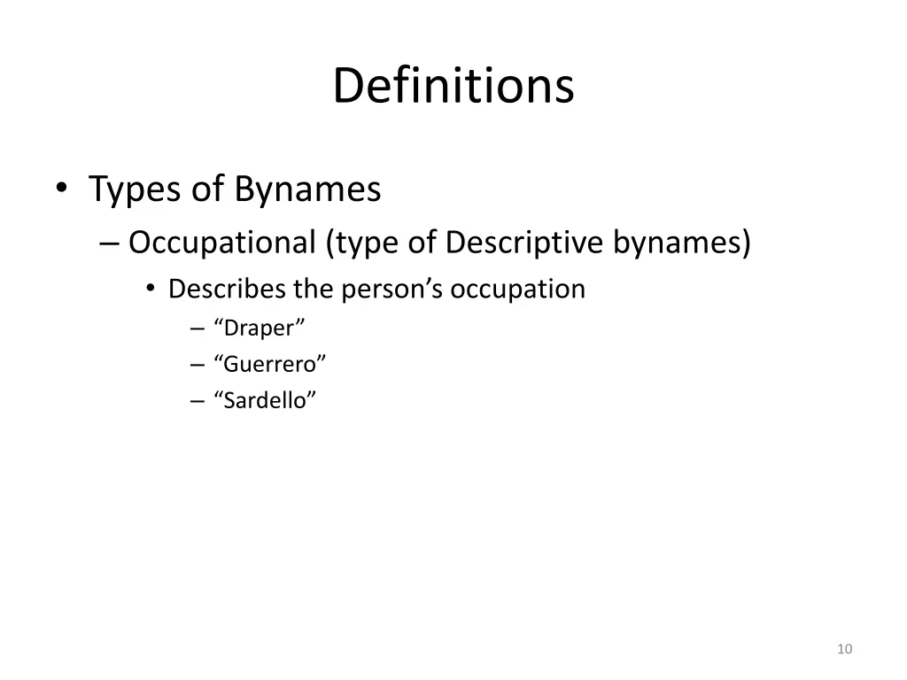 definitions 5