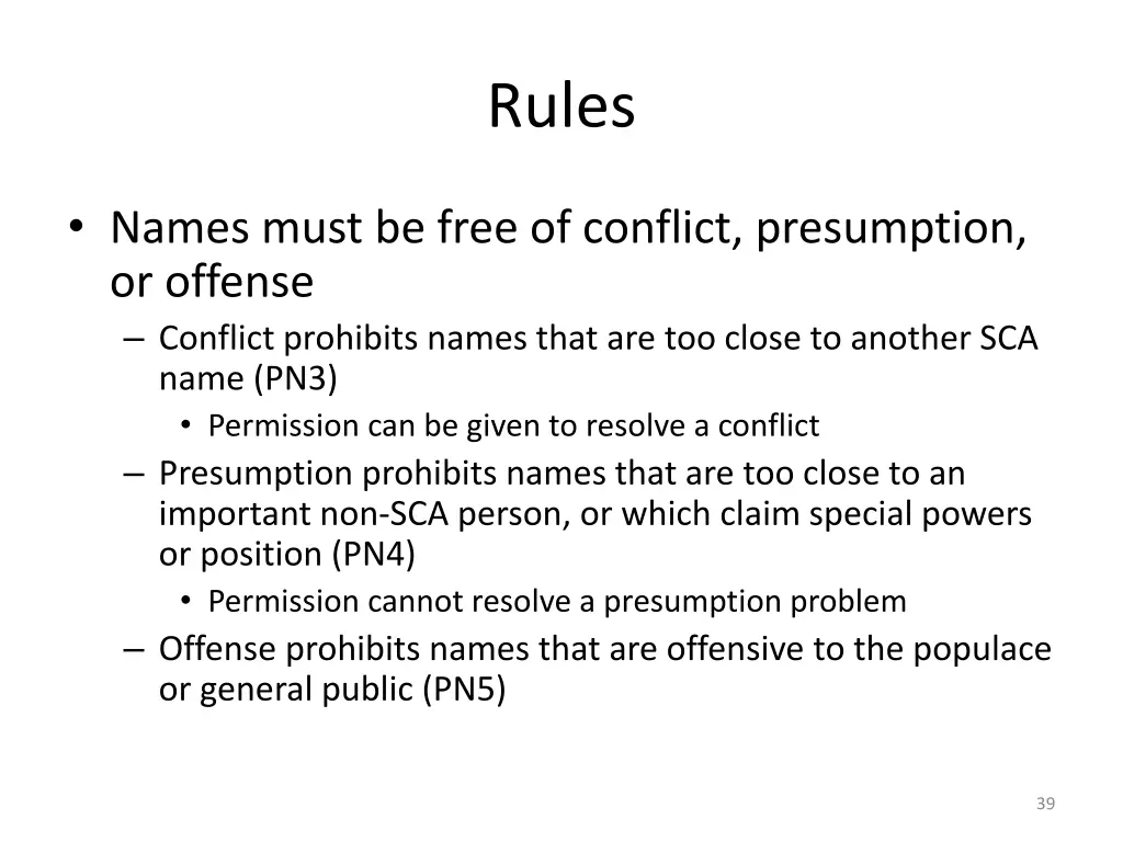 rules 1