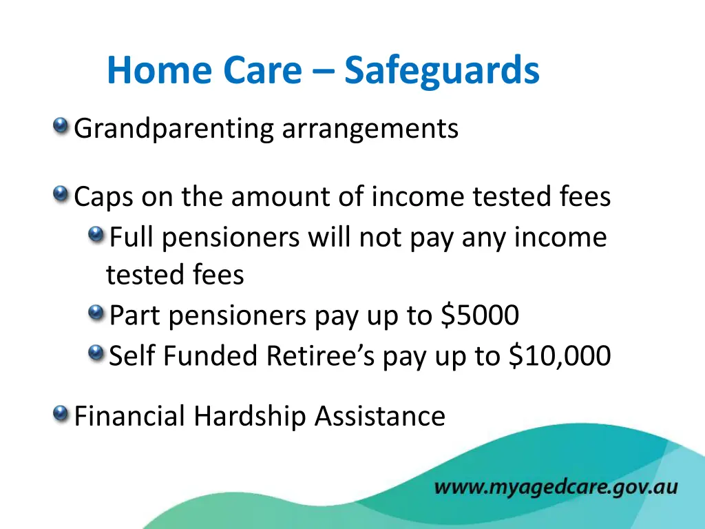 home care safeguards