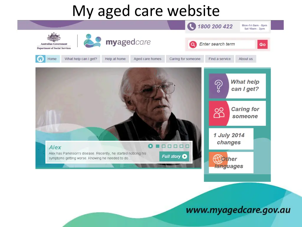 my aged care website