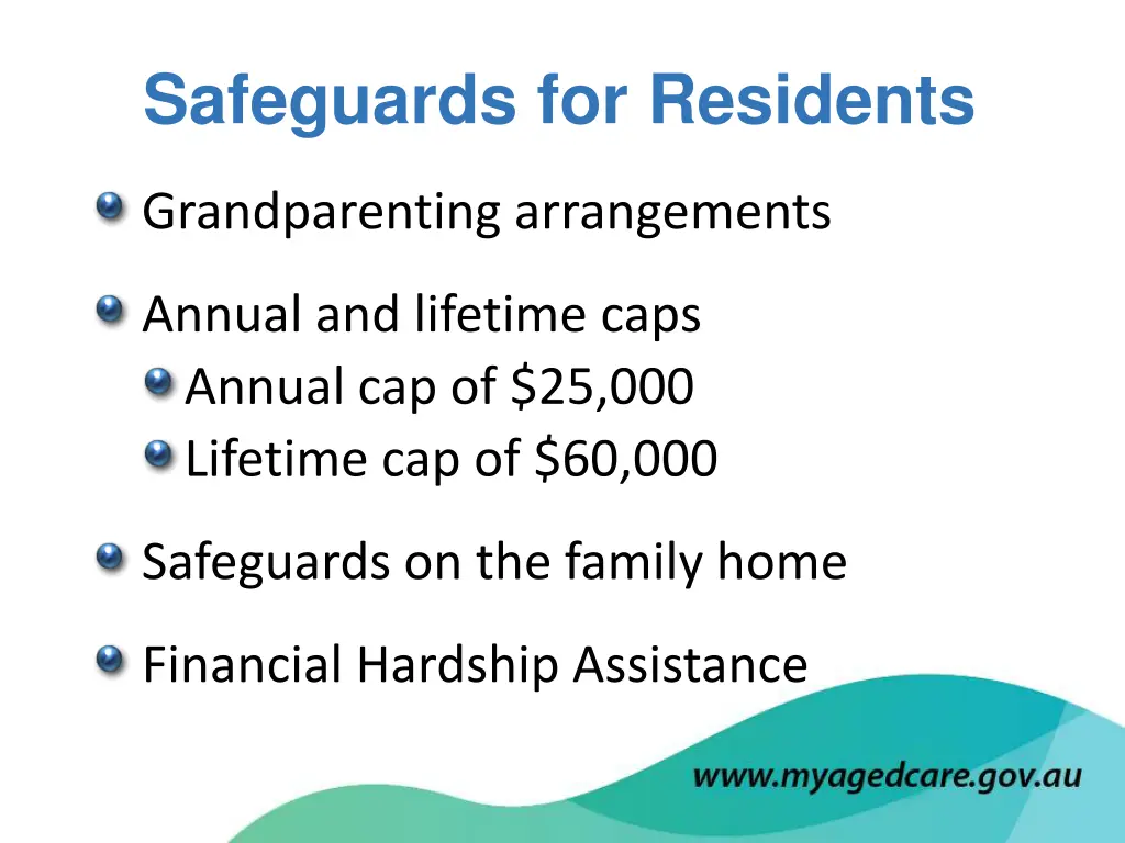 safeguards for residents