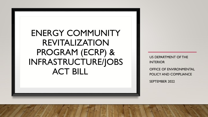 energy community revitalization program ecrp