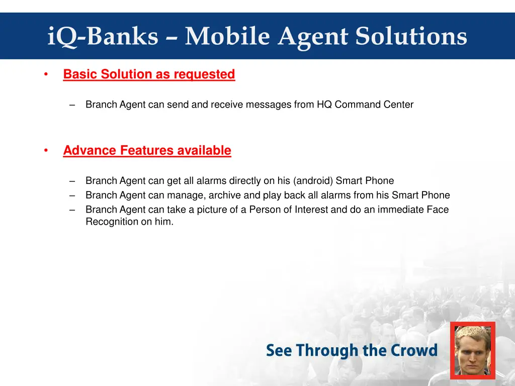 iq banks mobile agent solutions