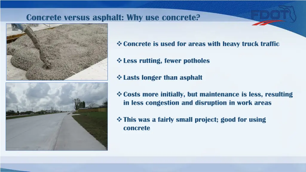 concrete versus asphalt why use concrete