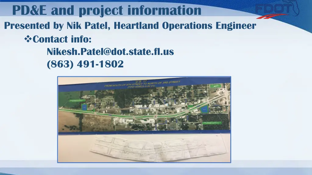 pd e and project information presented