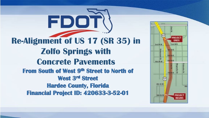 re alignment of us 17 sr 35 in zolfo springs with