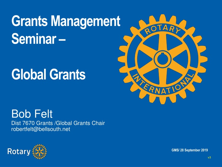 grants management seminar