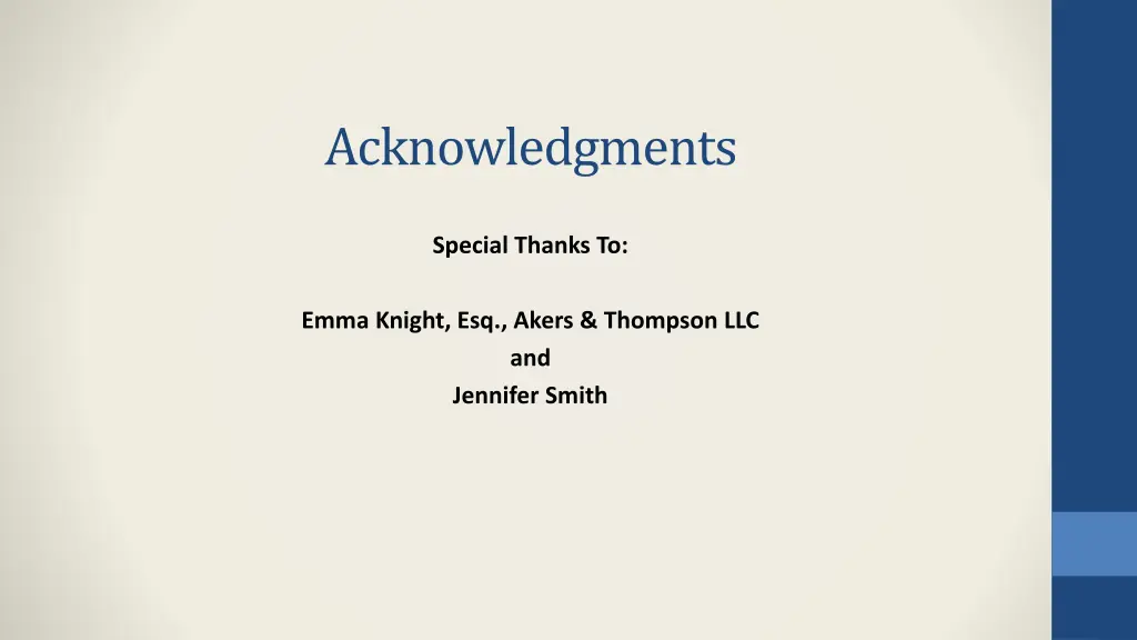 acknowledgments