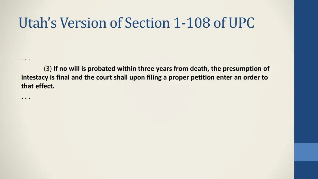 utah s version of section 1 108 of upc