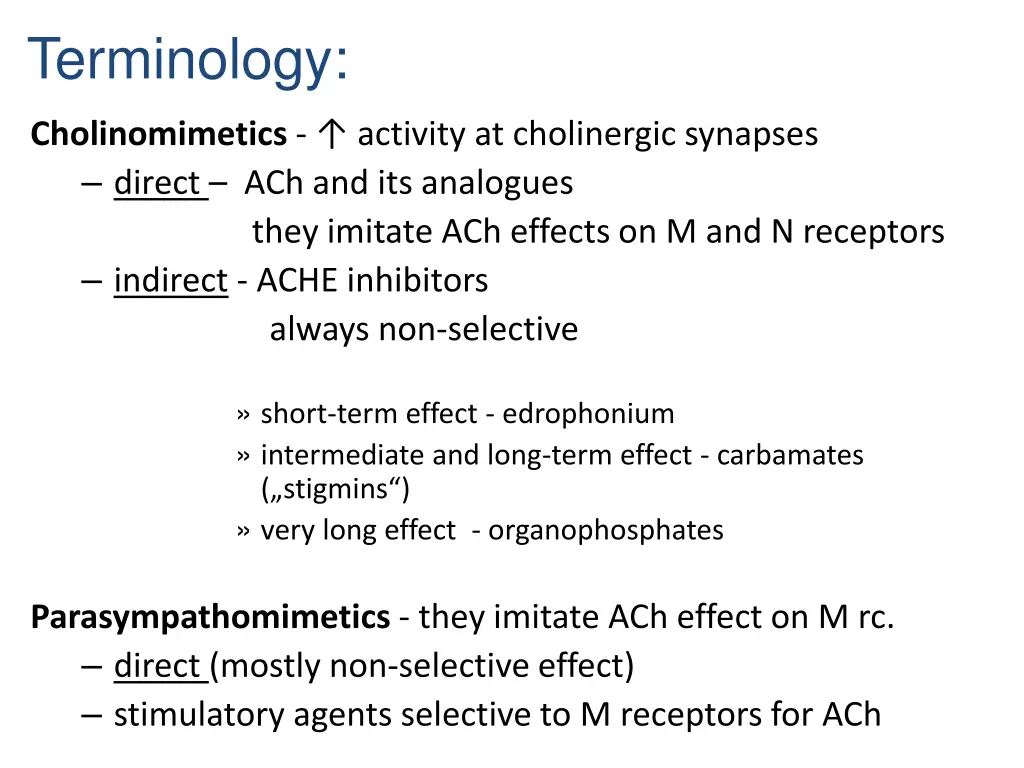 terminology