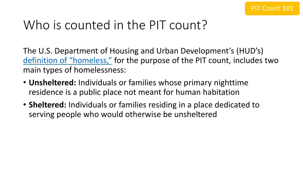 pit count 101 2