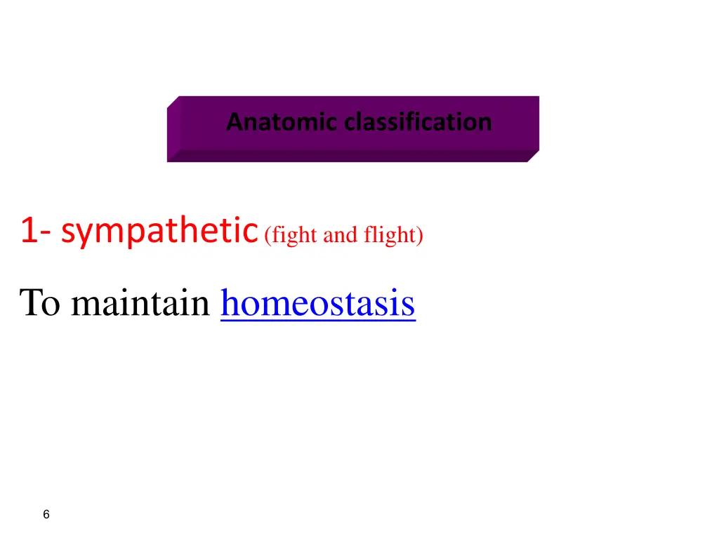 anatomic classification