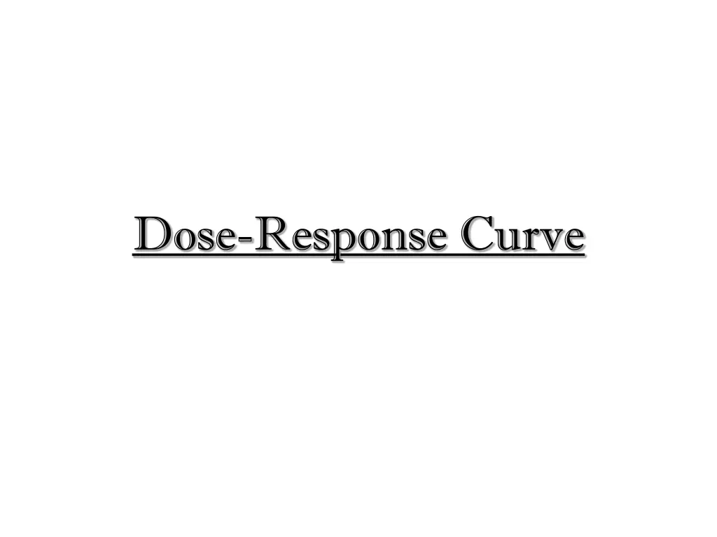 dose response curve