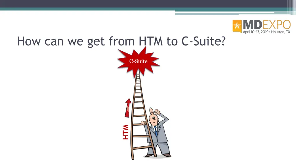 how can we get from htm to c suite