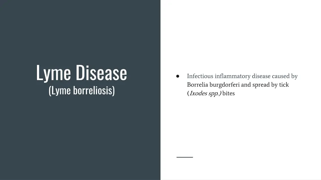 lyme disease lyme borreliosis