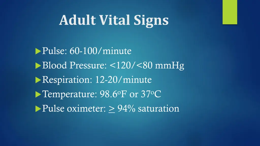 adult vital signs