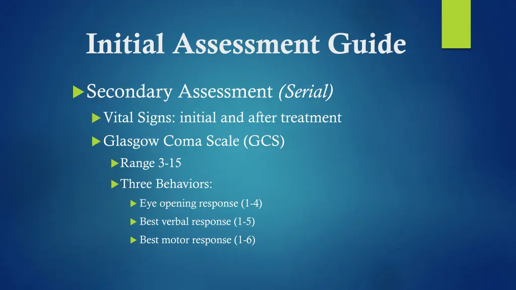 initial assessment guide 1