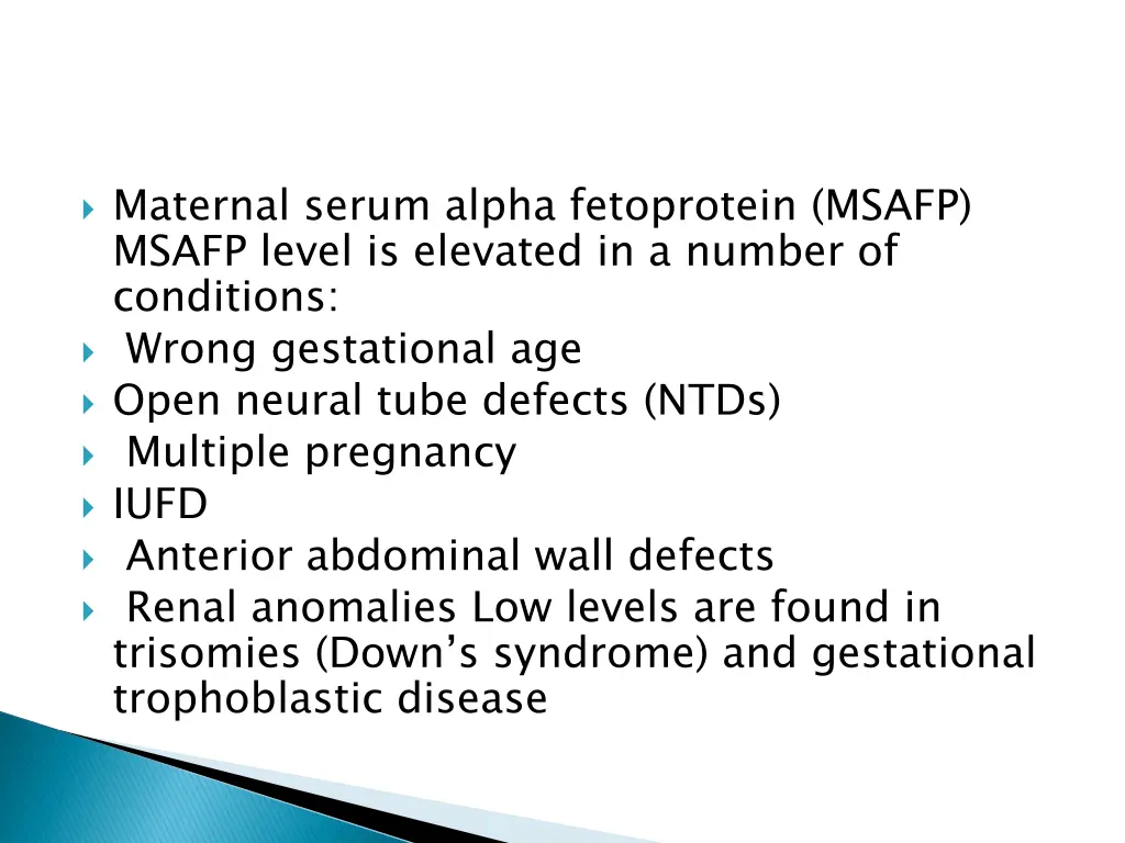 maternal serum alpha fetoprotein msafp msafp