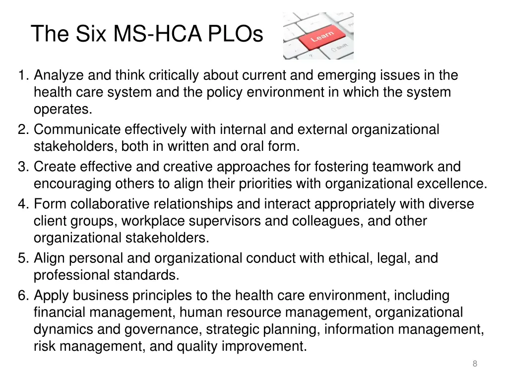 the six ms hca plos