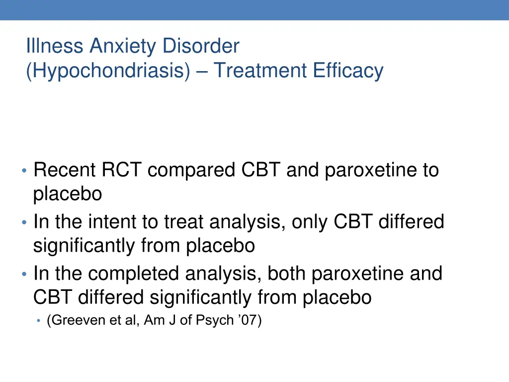 illness anxiety disorder hypochondriasis 1