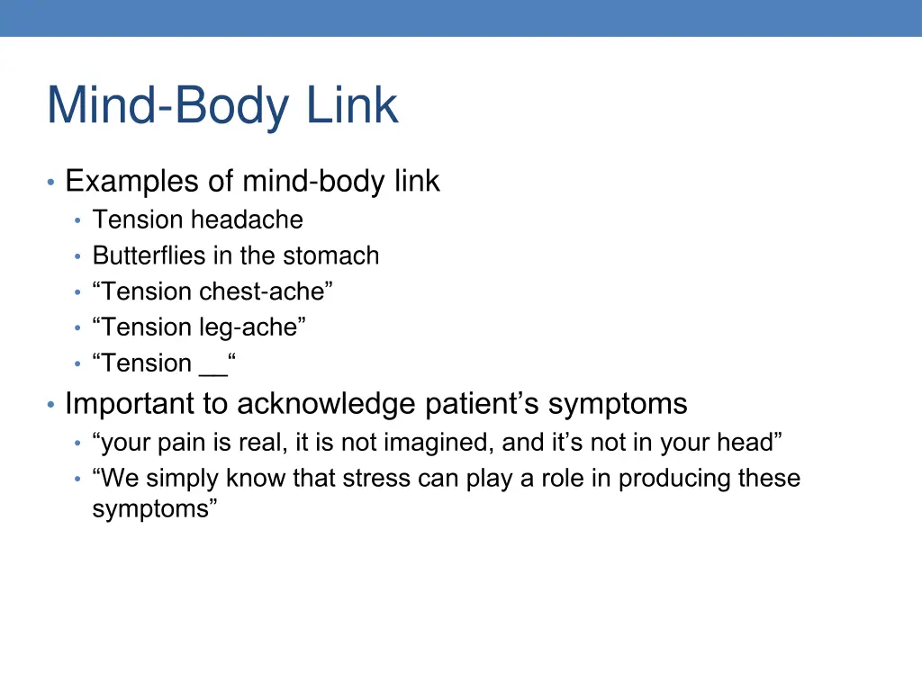 mind body link