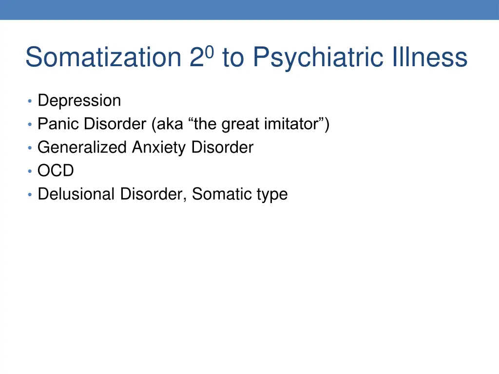 somatization 2 0 to psychiatric illness