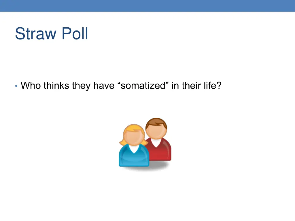 straw poll