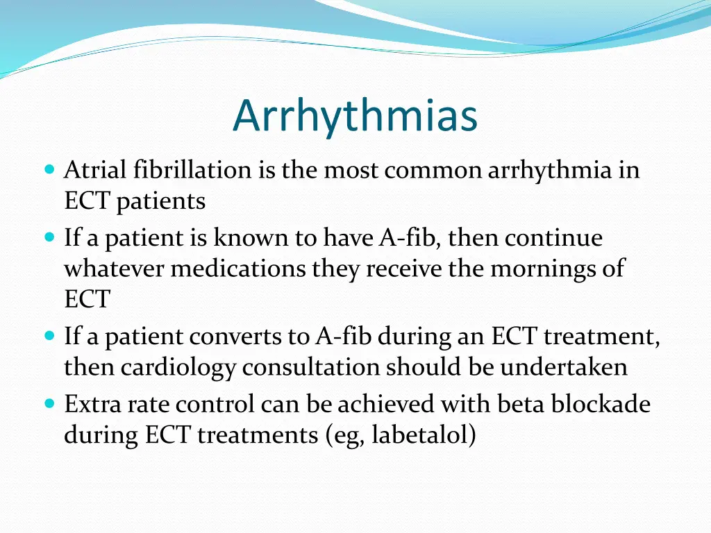 arrhythmias