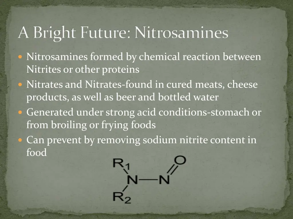 a bright future nitrosamines