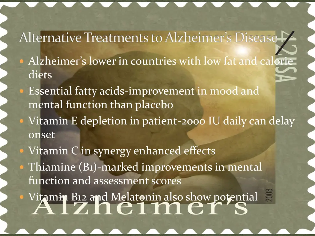 alternative treatments to alzheimer s disease