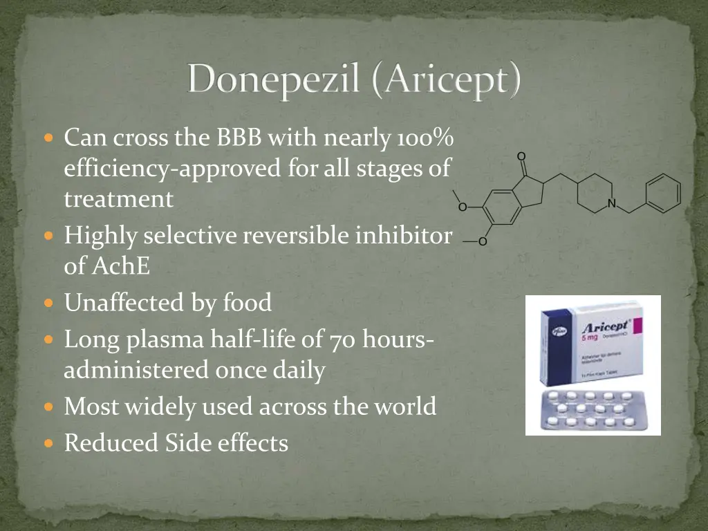 donepezil aricept