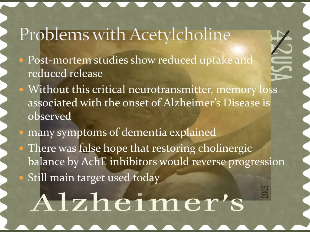 problems with acetylcholine