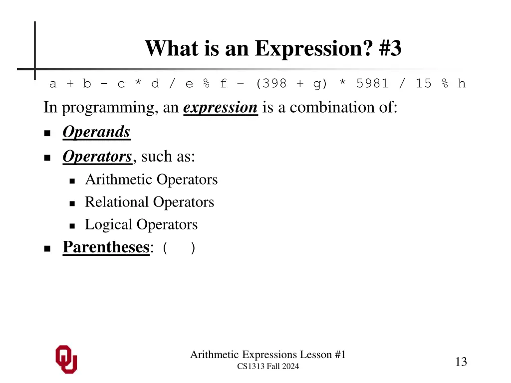 what is an expression 3