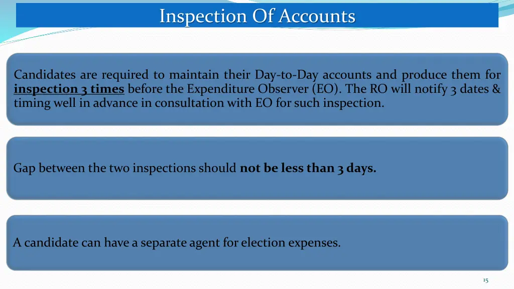 inspection of accounts