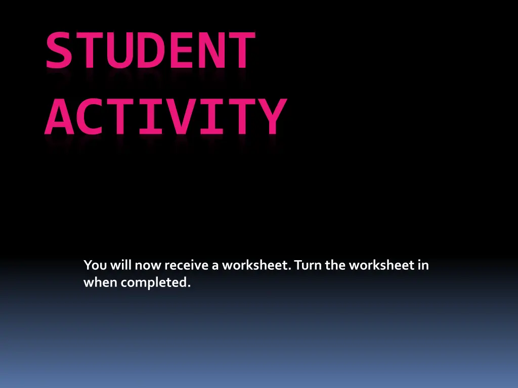 student activity