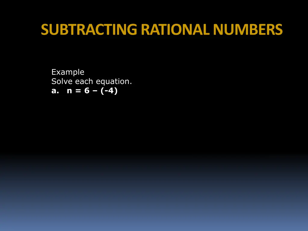 subtracting rational numbers 11