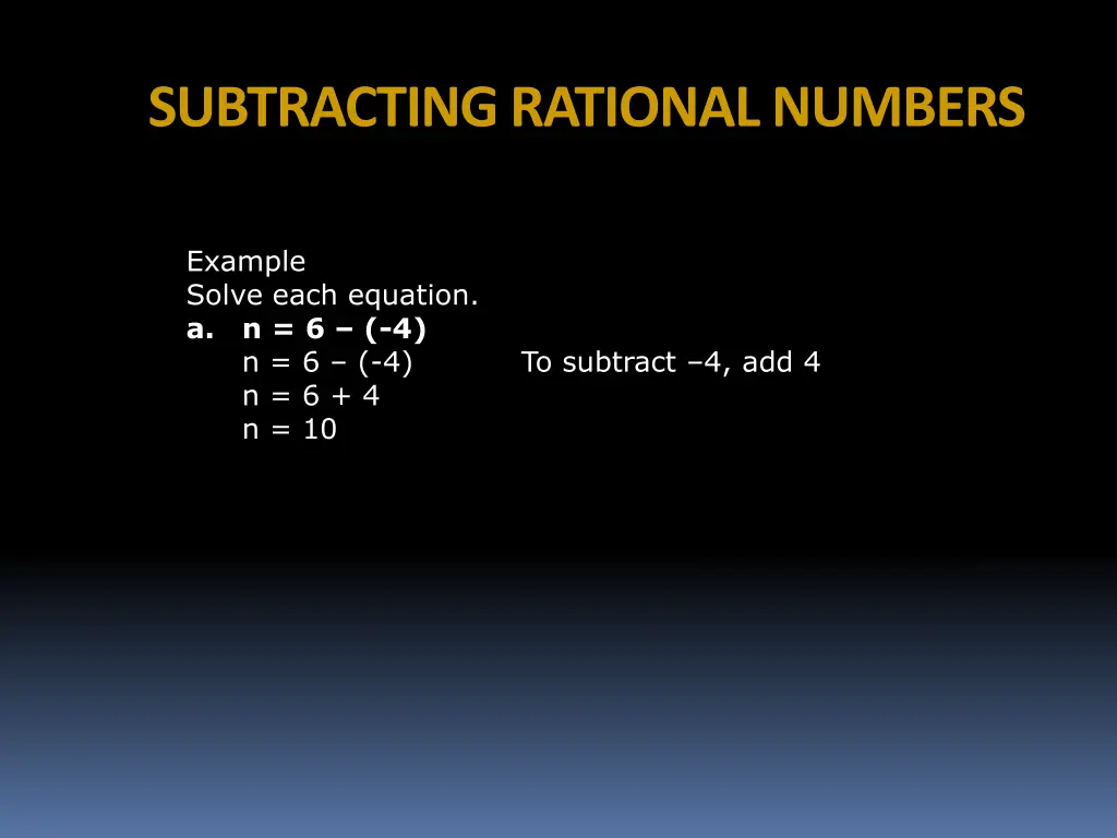 subtracting rational numbers 14