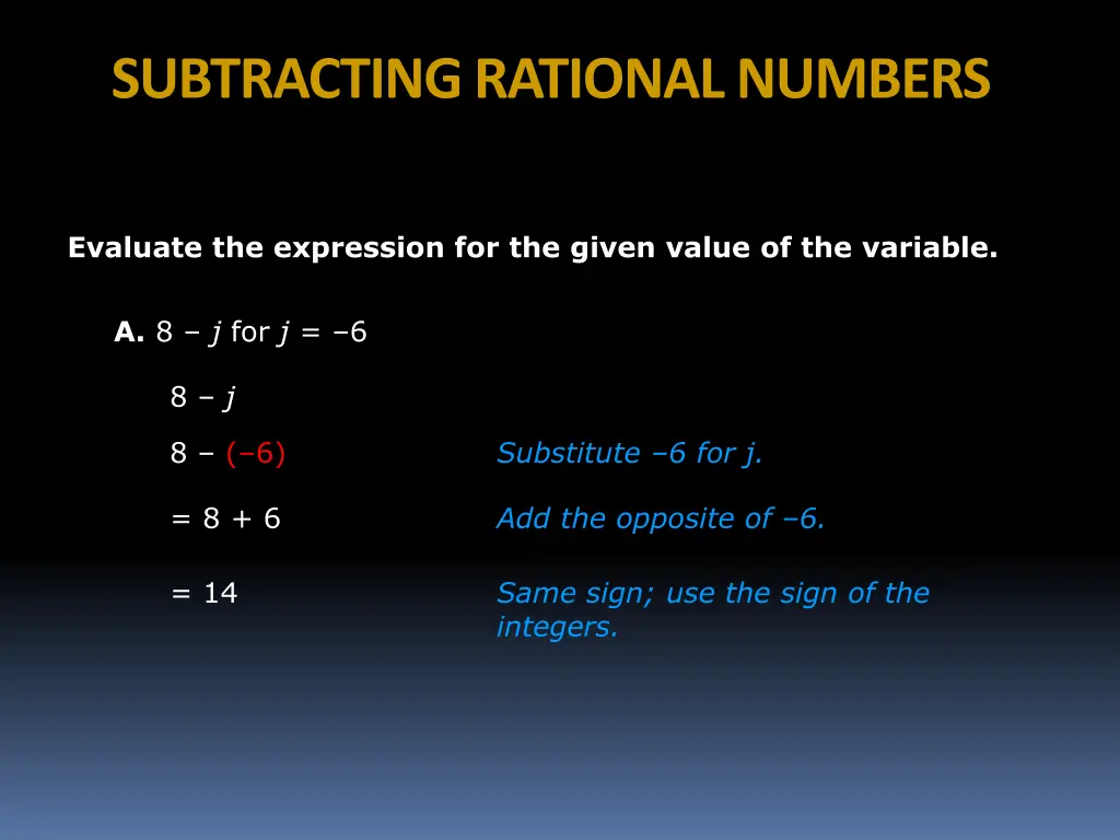 subtracting rational numbers 5