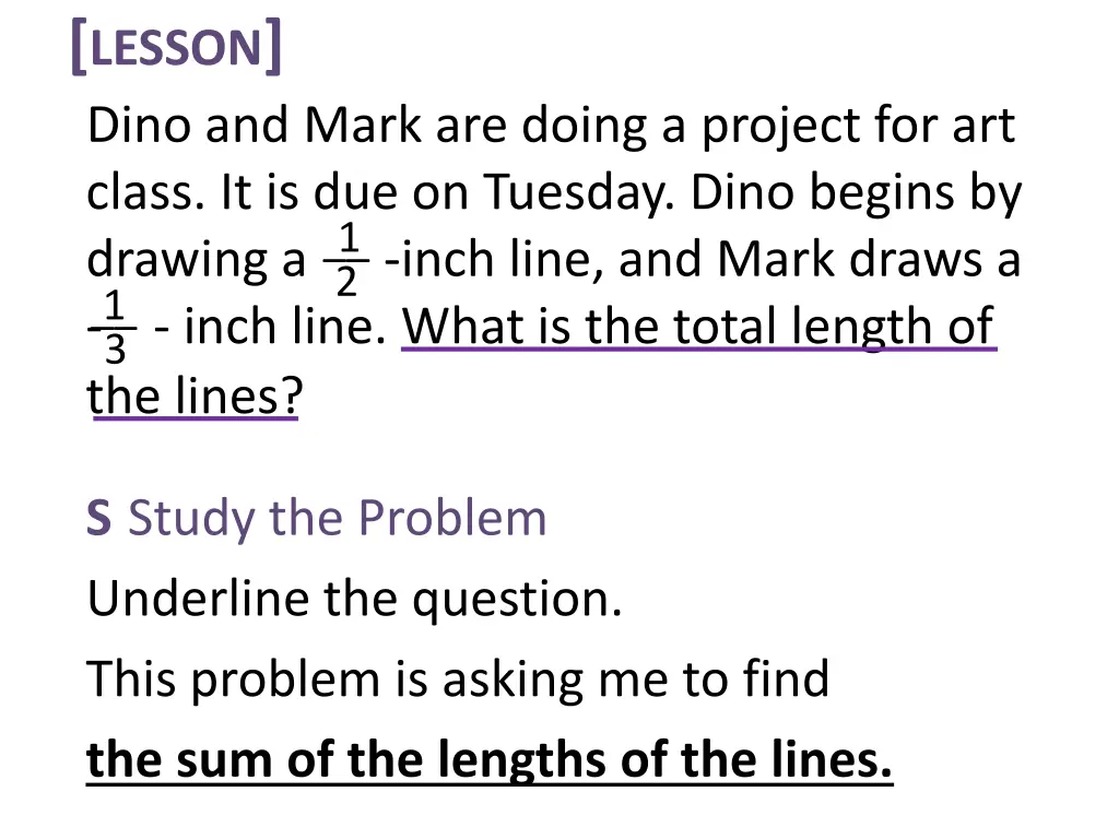 lesson dino and mark are doing a project