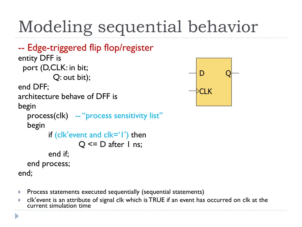 modeling sequential behavior