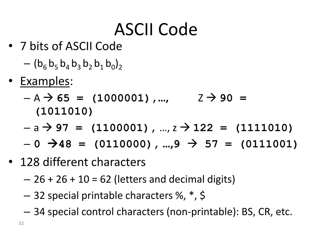 ascii code