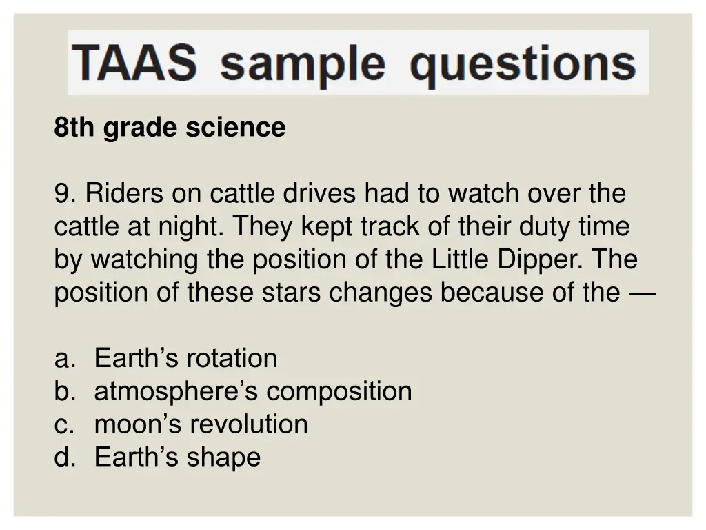 8th grade science