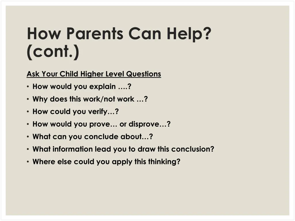 how parents can help cont