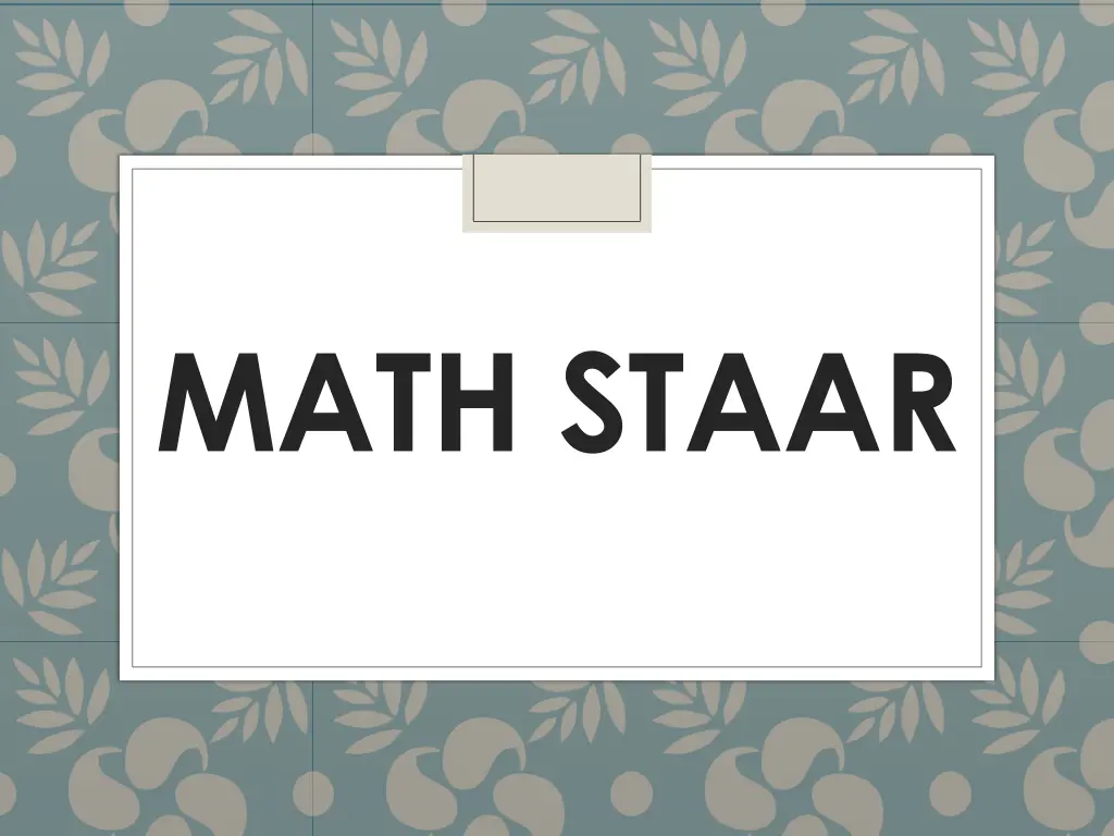 math staar